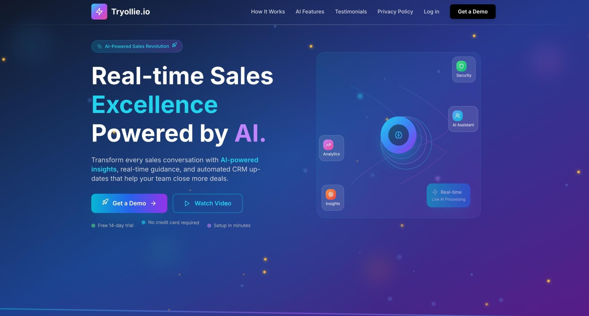 TryOllie — Enterprise AI Meeting Assistant screenshot